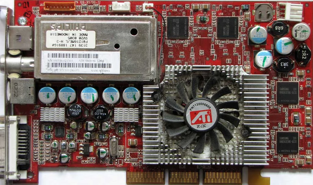 Karta Hercules 3D Prophet ATI All-in-Wonder 9800 SE z tunerem telewizyjnym i chłodzeniem
